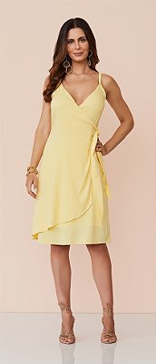Vestido transpassado realist