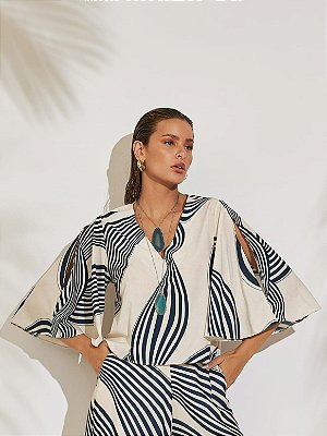 Blusa Natural tecido