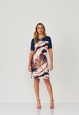 Vestido de sedinha costa marinho realist