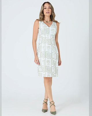 Vestido smel social estampado