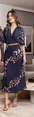 Vestido tecido com elastano miravest
