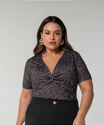 Blusa de poá formitz curves