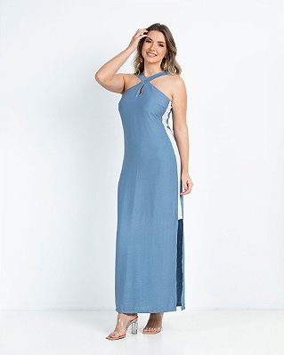 Vestido longo medi modas