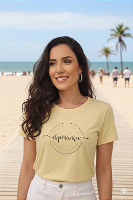 T-shirt esperança cotton b