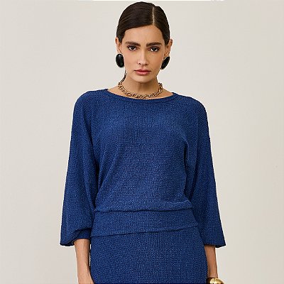 Blusa manga longa malha tricot Realist concept