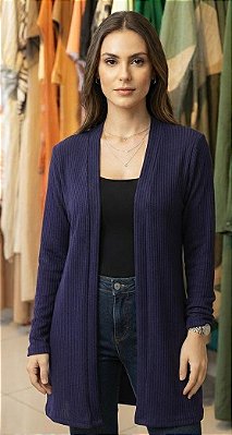 Cardigan canelado alegner