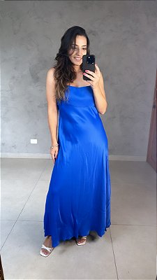 Vestido Alcinhas Azul