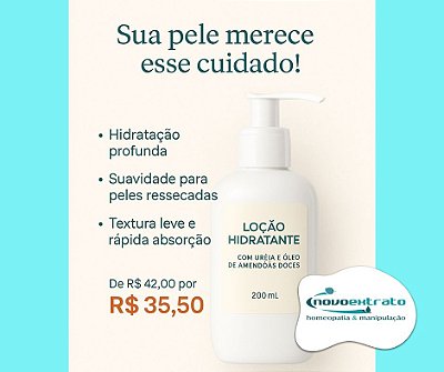 Loção Hidratante de Uréia e Amêndoas Doces