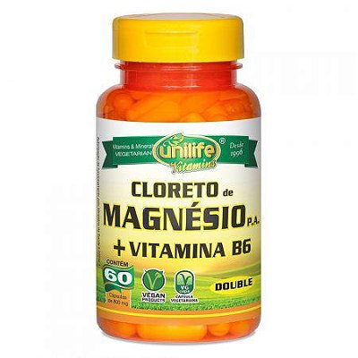 Cloreto de Magnésio PA 500mg  c/ 60 Cápsulas