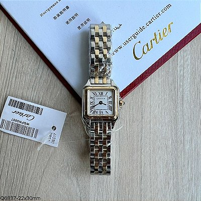 BASE ETA CLONE - CARTIER PHANTERE MISTO DOURADO 22MM