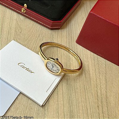 SUPER CLONE - CARTIER BAIGNOIRE DOURADO 18mm