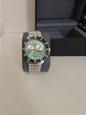 BASE ETA ( CLONE ) TAG HEUER FORMULA 1 CHRONOGRAPH COM MOSTRADOR VERDE