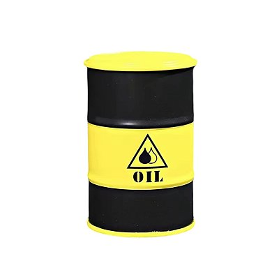 Mini Tambor de Metal (Oil) 8,3cm X 5,5cm