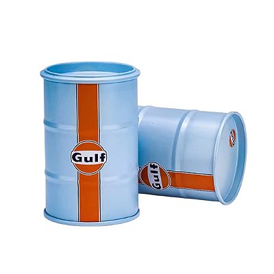 Mini Tambor de Metal (Gulf) 8,3cm X 5,5cm