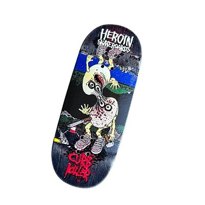 Deck Chems x Heroin ''Curb Killer 9” Black Ply - 35mm x 96mm Mid Pro Oval