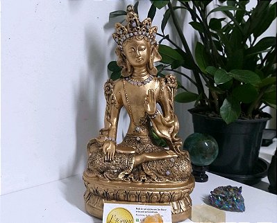 Deusa Tara 32cm (2) | Dourada
