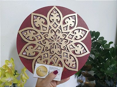 Mandala Duo Red 25cm