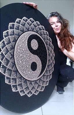 Mandala Yin Yang e Torus (do 25cm ao 90cm)