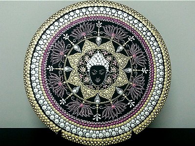 Mandala Buda & Lótus 40cm