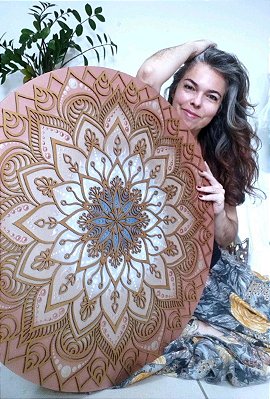Mandala Duo Rose Gold (do 25cm ao 90cm)