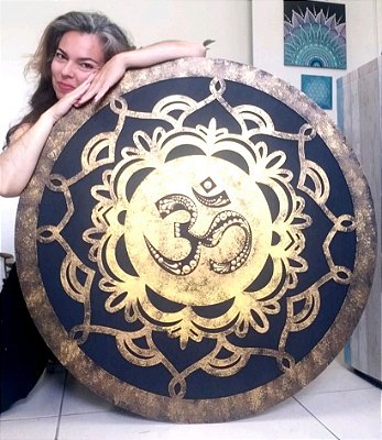 Mandala Duo OM (do 30cm ao 90cm)