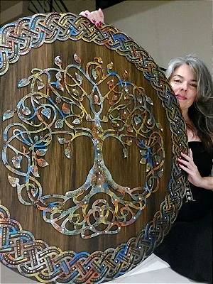 Mandala Duo Árvore da Vida | Elementos (do 40cm ao 90cm)