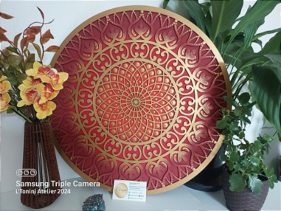 Mandala Duo Torus Gold Red (do 30cm ao 90cm)