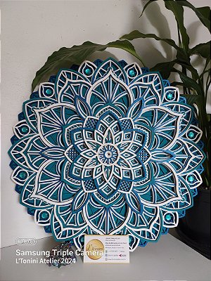 Mandala 3D 9C Dhalia | Ocean (do 25cm ao 90cm)