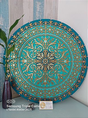 Mandala Duo Flow Turquesa (do 30cm ao 90cm)