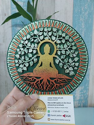 Mandala Duo Árvore da Vida Conexão 15cm