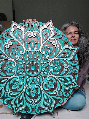 Mandala 3D 6C Oasis 80cm