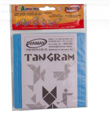 Material Didático EVA Tangram 7 peças - Evamax