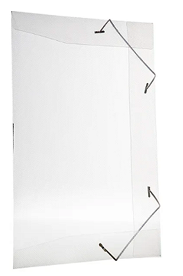 Pasta aba elástica (plástica) Oficio Cristal - DELLO