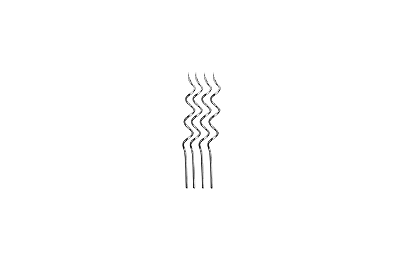 VELA ESPIRAL PRATEADA
