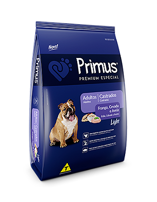 RACAO PRIMUS CASTRADO LIGHT 15KG