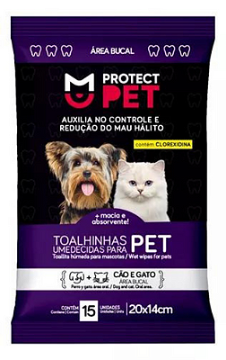 TOALHA UMIDECIDA PROTECT PET BUCAL