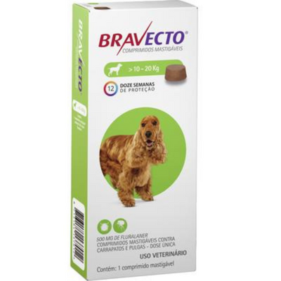 Bravecto 10 A 20kg 500mg