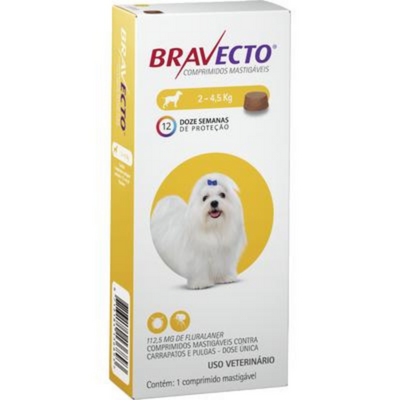 Bravecto 2 A 4,5kg 112,5mg