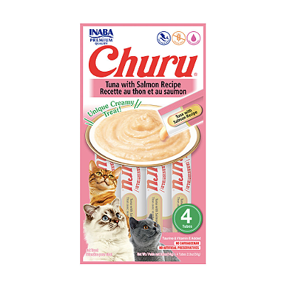 INABA CHURU PURE ATUM E SALMAO 56G