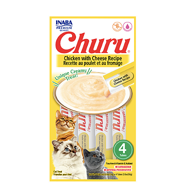 Inaba Churu Pure Galinha com Queijo 56g