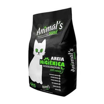Areia Animal Sand Mandioca E Milho Grossa 4kg