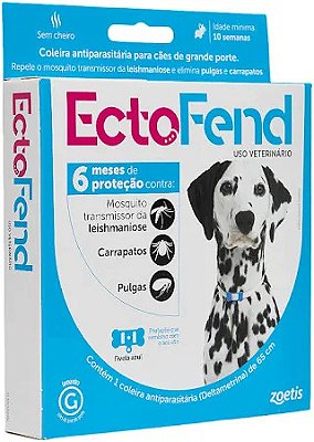 Coleira Ectofend G 65cm