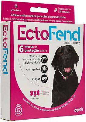 Coleira Ectofend G 65cm