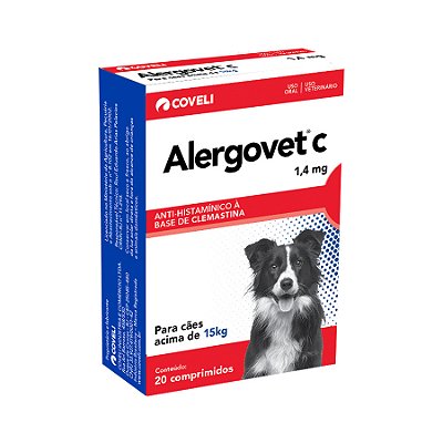 ALERGOVET C 1,4MG 20 COMP