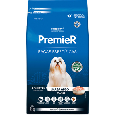 Ração Premier Raças Esp Ad Lhasa Apso 2,5Kg