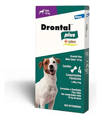 Drontal Plus Carne 10Kg 4Comp