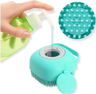 Escova Porta Shampoo Silicone 50ml