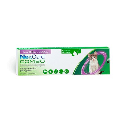 Nexgard Gato P 0,8kg A 2,5kg 1un