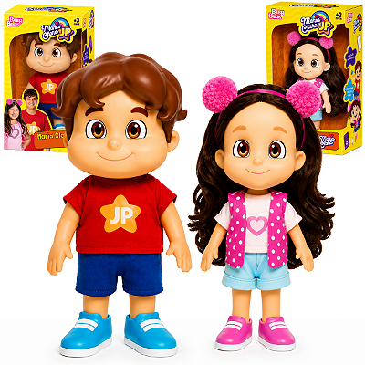 Kit Bonecos Maria Clara & João Pedro Jp Youtubers Baby Brink