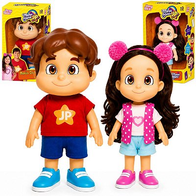Kit Bonecos Maria Clara & João Pedro Jp Youtubers Baby Brink